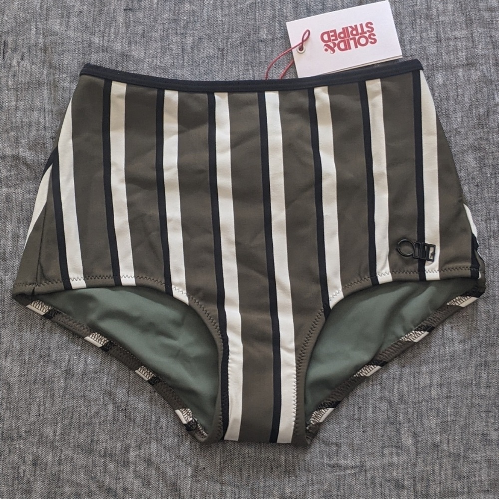 Solid and Striped Brigitte Bikini Bottom